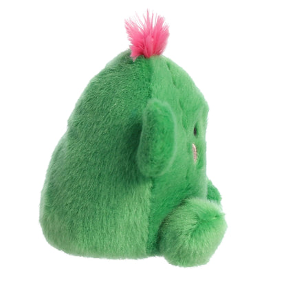 Side view of Palm Pals Prickles Cactus 5-inch plush soft toy