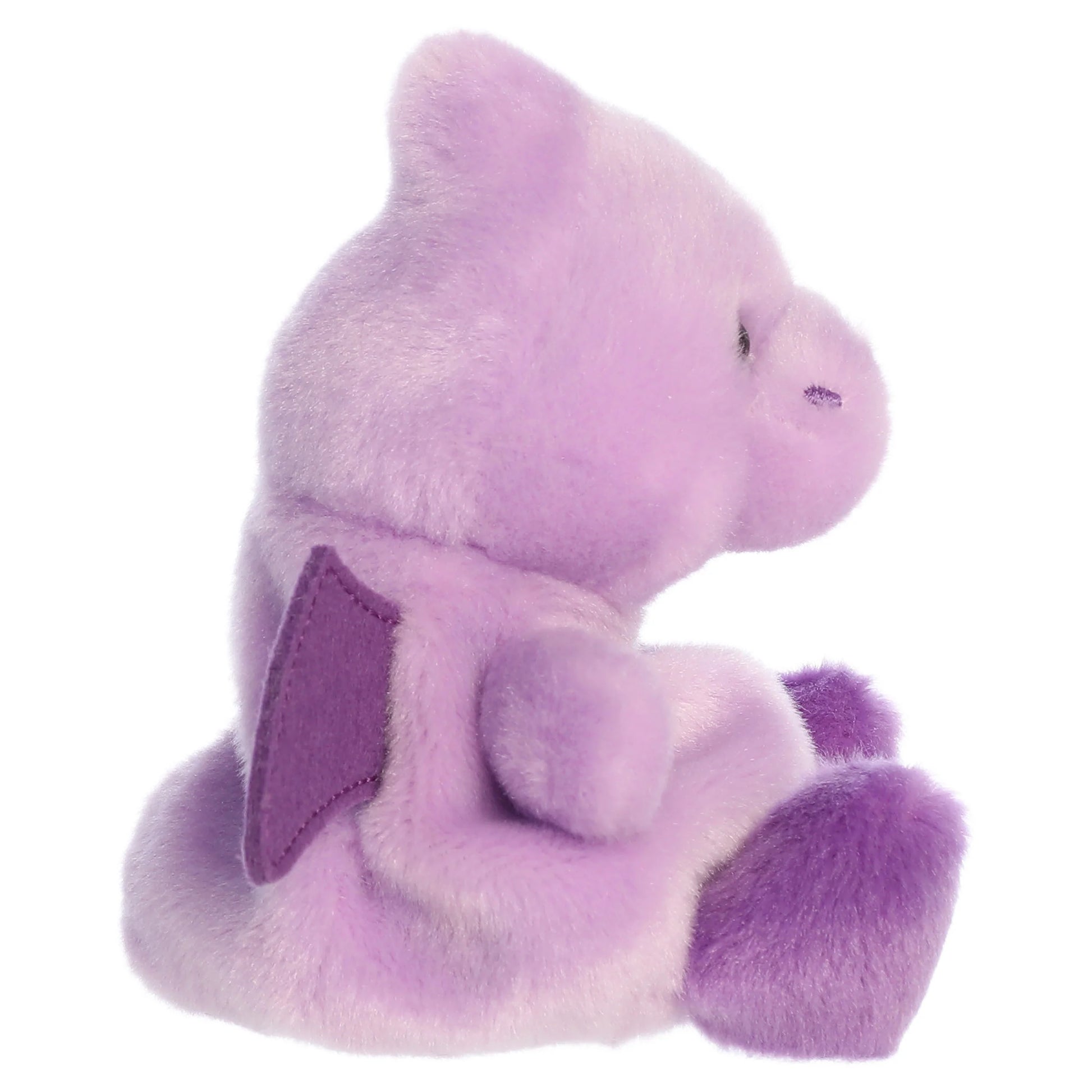 Palm Pals Pteagan Pterodactyl prehistoric plush toy with a soft lavender body and tiny wings
