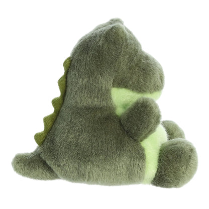Side view of Palm Pals Scales Alligator 5-inch plush soft toy