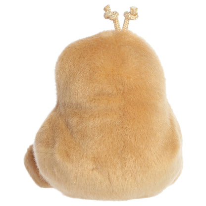 Palm Pals Spudrick Potato plush toy with a warm beige body, rosy cheeks, and a swirled tuft