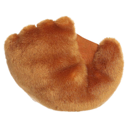 Palm Pals Tag Baseball Glove, a small golden-brown plush shaped like a baseball glove with stitched detailing and a sweet smiling face.