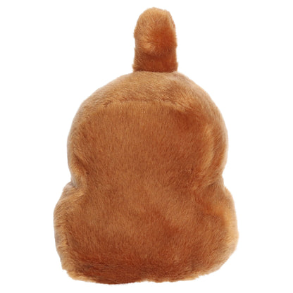 Palm Pals Vanessa Violin whimsical brown plush toy with rosy cheeks and string details