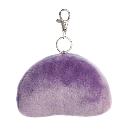 Back view of Palm Pals Vivi Rainbow 4-inch clip-on plush soft toy