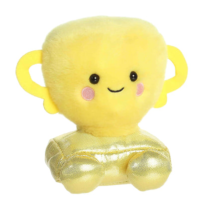 Angled view of Palm Pals Winner Trophy Plush