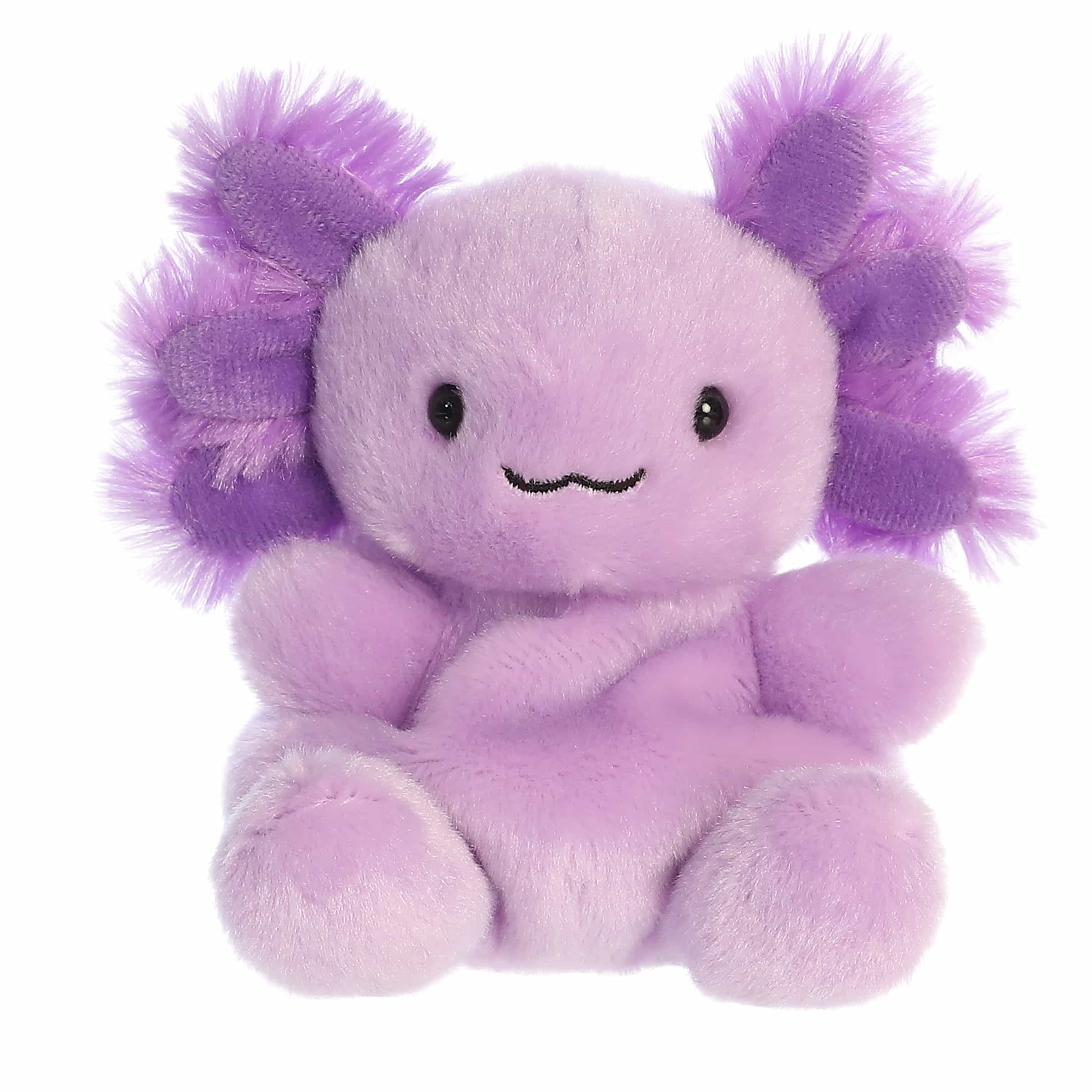Palm Pals Xavier Purple Axolotl 5-Inch Plush Soft Toy | ReChild