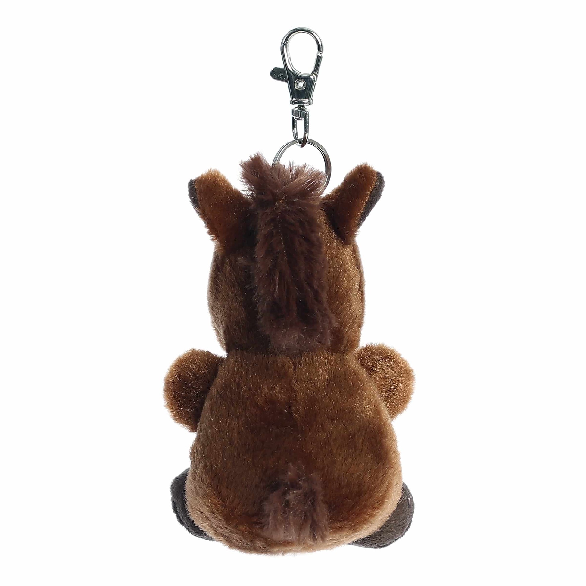 Palm Pals Truffle Brown Horse Clip-On