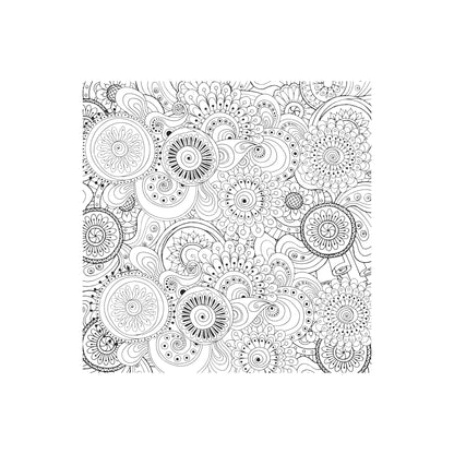 Peaceful Paisleys Artist's Coloring Book featuring a colorful intricate paisley cover design.