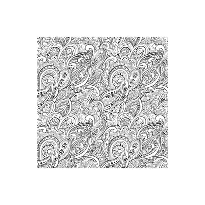 Peaceful Paisleys Artist's Coloring Book featuring a colorful intricate paisley cover design.