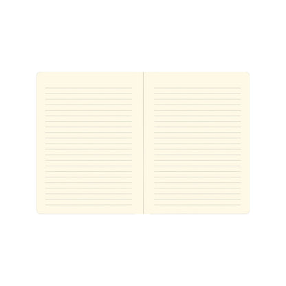 Two sheets of lined paper on a white background