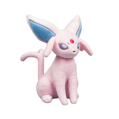 Officially licensed Jazwares Pokémon 30th Anniversary 8-inch pastel light purple Espeon plush.