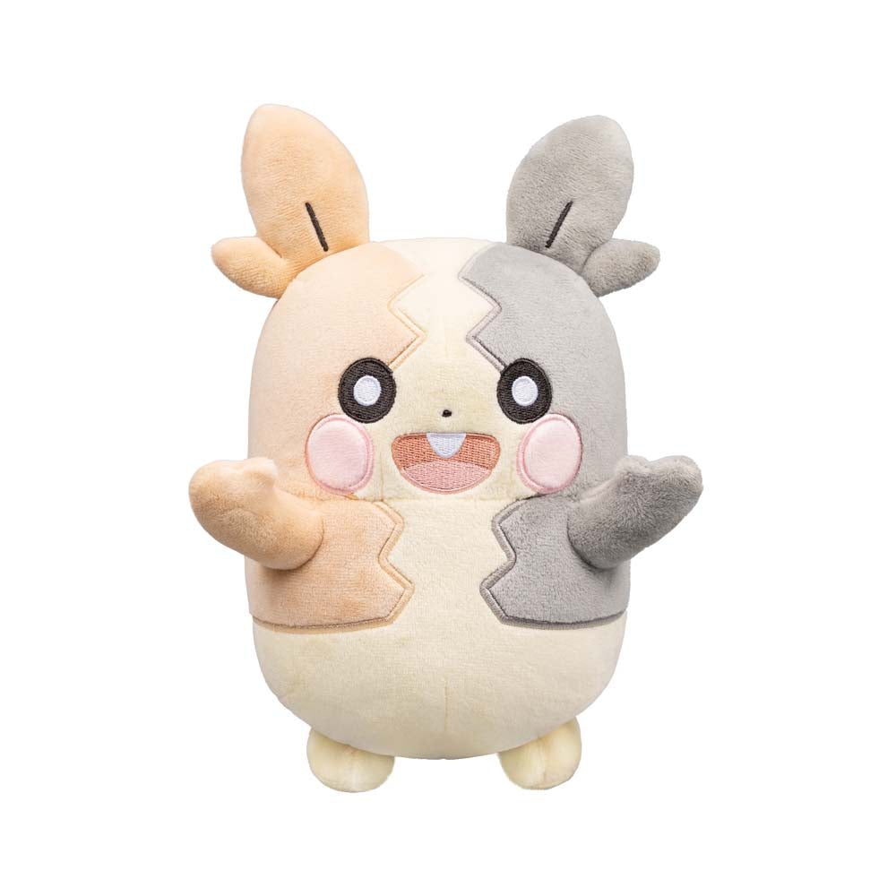 Officially licensed Jazwares Pokémon 30th Anniversary 8-inch pastel Morpeko plush.
