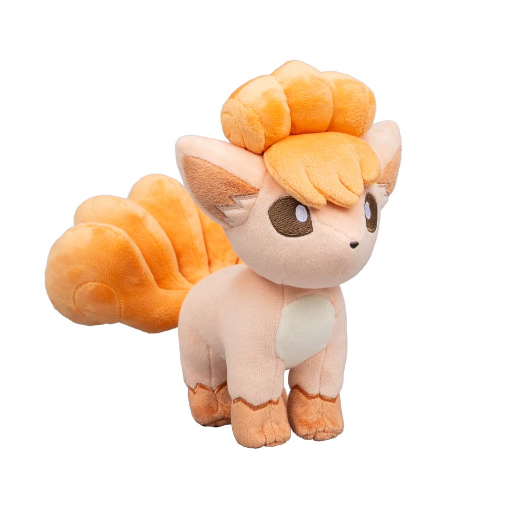 Officially licensed Jazwares Pokémon 30th Anniversary 8-inch pastel Vulpix plush.