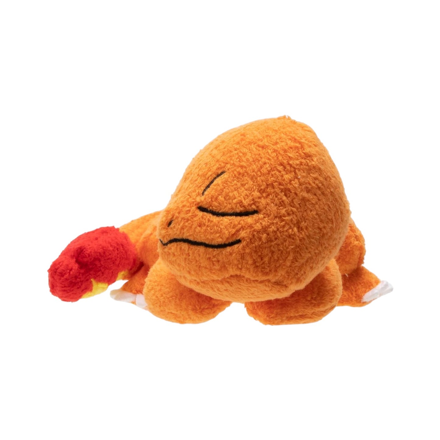 Plush toy of a fire-themed character on a white background