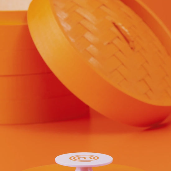 Mini Brands Create MasterChef Series 2 surprise capsule by ZURU featuring miniature DIY beef tacos and a UV LED toque.