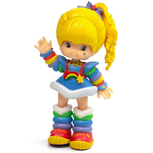 Rainbow Brite CheeBee 2.5-inch collectible retro figure in her classic colorful dress and boots.