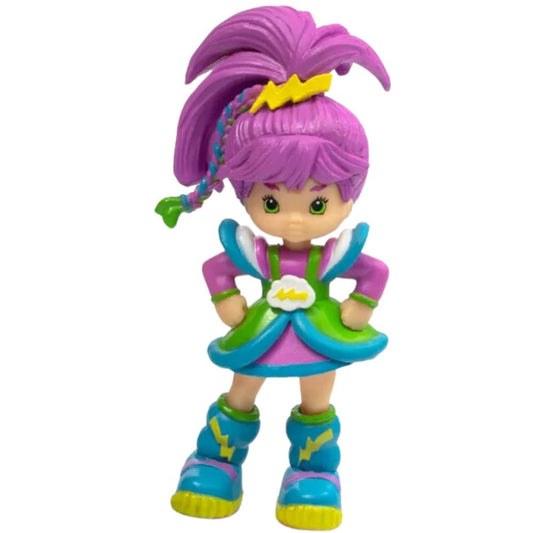 Stormy CheeBee 2.5-inch collectible retro Rainbow Brite figure in her purple outfit.
