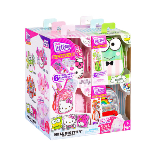 Packaging of Hello Kitty and friends stationery items with colorful design