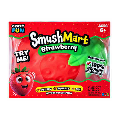RMS Crazy Fun SmushMart Giant Scented Strawberry Squishy