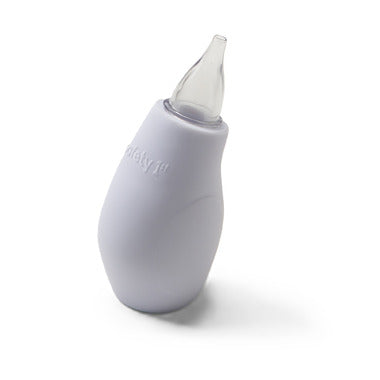 Safety 1st Easy Clean Nasal Aspirator in packaging, featuring a white ergonomic bulb and a clear, flexible tip for gentle suction.