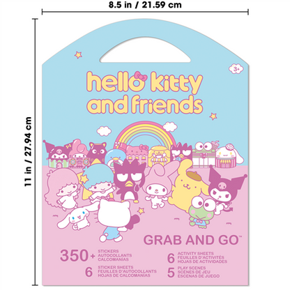 hello kitty and friends packaging with dimensions