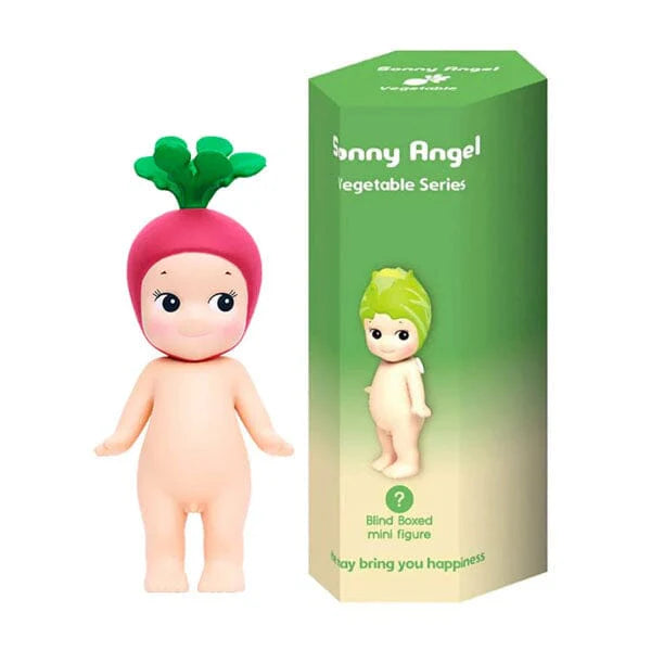 Sunny Angel vegetable-themed doll with packaging on a white background