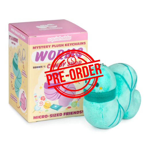 Squishable Micro Worms Series 1: Candy Shop Blind Box Plush Keychain