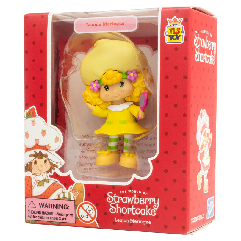 Lemon Meringue CheeBee 2.5-inch collectible retro Strawberry Shortcake figure with yellow outfit, sweetly scented.