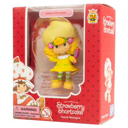 Lemon Meringue CheeBee 2.5-inch collectible retro Strawberry Shortcake figure with yellow outfit, sweetly scented.