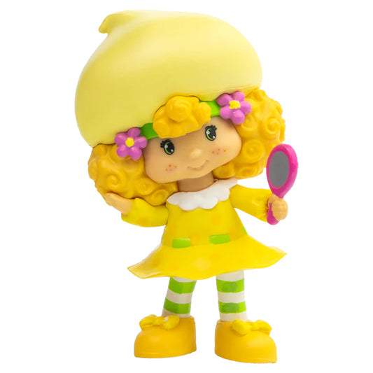 Lemon Meringue CheeBee 2.5-inch collectible retro Strawberry Shortcake figure with yellow outfit, sweetly scented.