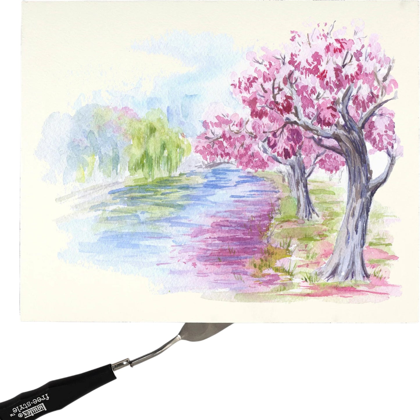 Studio Series 20-Sheet Watercolor Paper Block, featuring heavyweight cold press paper sealed on all four sides to prevent warping