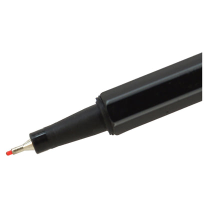 Studio Series 30-Piece Fine-Line Marker Set, a clear storage case containing 30 vibrant fine-line markers with hexagonal barrels
