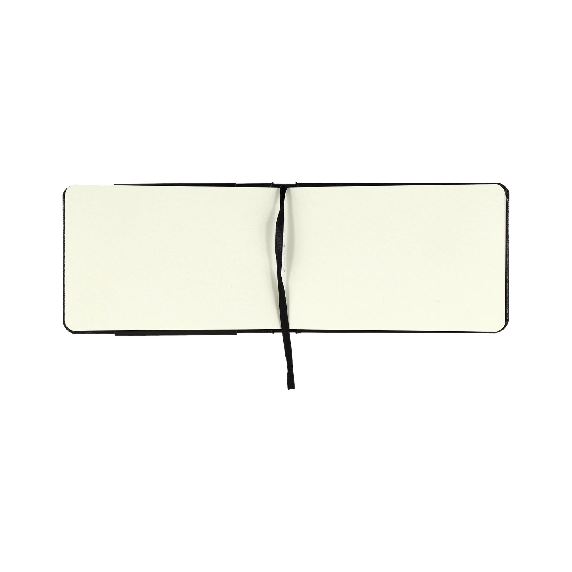 Studio Series 40-Sheet Watercolor Field Journal, a compact black hardcover sketchbook with an elastic band closure