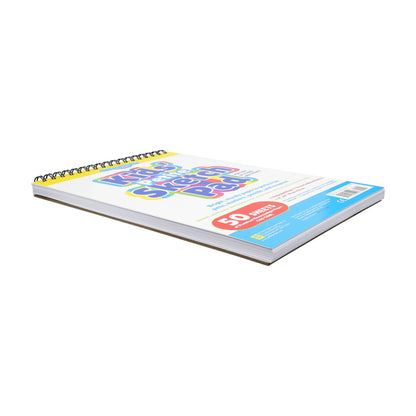 Studio Series 50-Sheet Junior Kids' Petite Sketch Pad, featuring heavyweight, acid-free paper with top wire-o binding and perforated pages