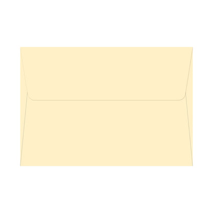 Beige envelope on a white background