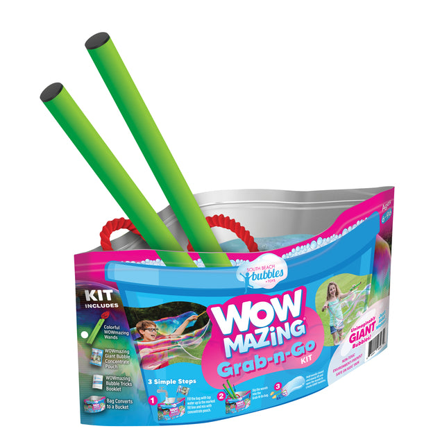 Wow Bubbles Grab-n-Go kit packaging