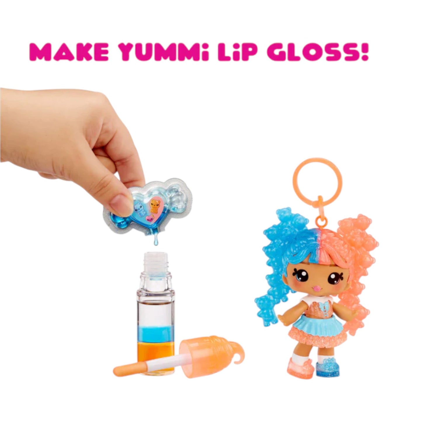 Yummiland Lip Gloss Doll Gwen Gummybear DIY lip gloss kit