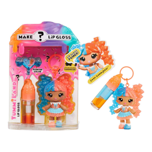 Yummiland Lip Gloss Doll Gwen Gummybear DIY lip gloss kit