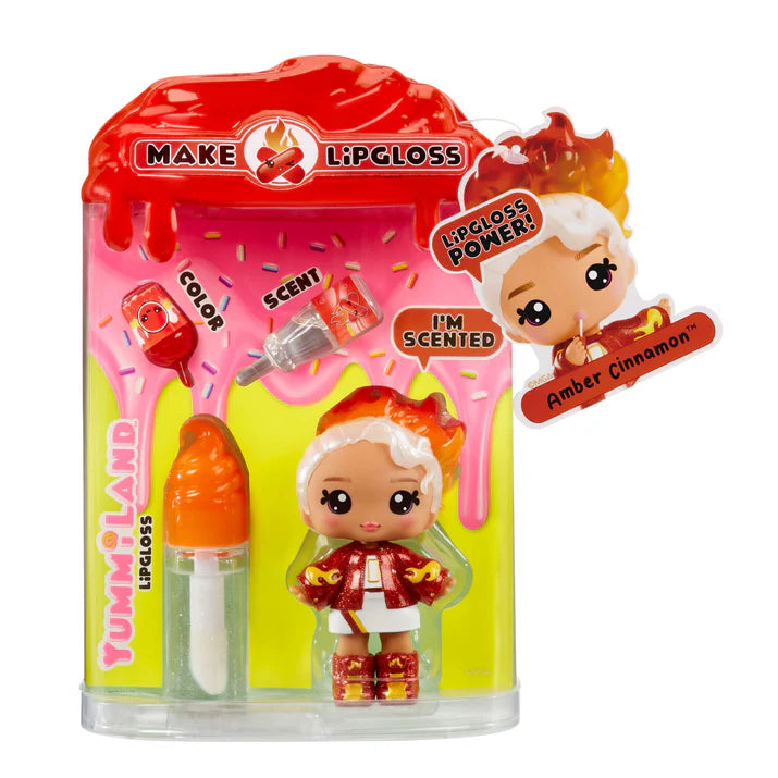 Yummly Land lip gloss toy with packaging on a white background