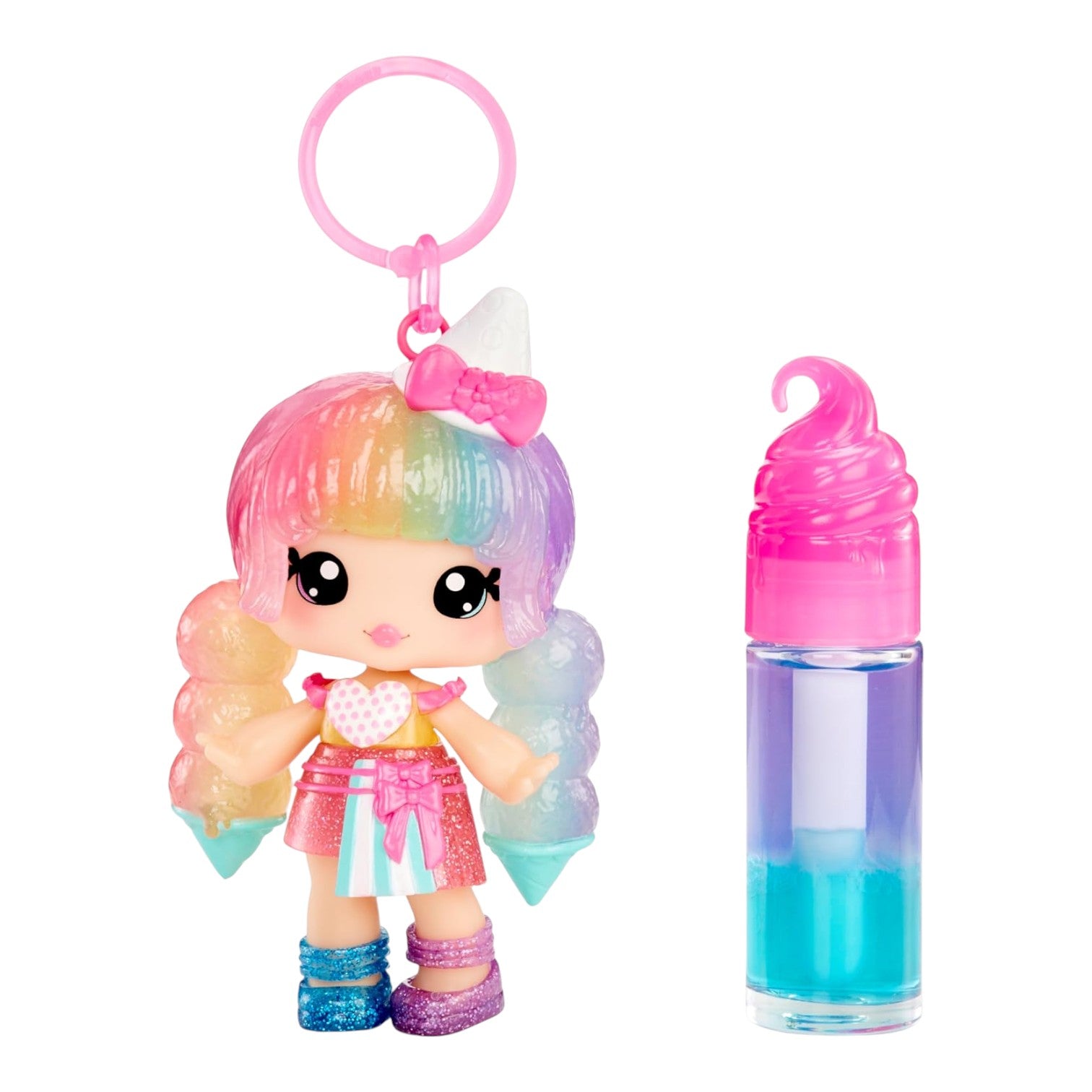 Yummiland Lip Gloss Doll Stephie Snowcone two-tone DIY lip gloss kit
