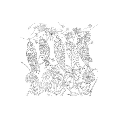Zen Garden Artist's Coloring Book featuring a colorful cover design with butterflies, flowers, and a serene garden setting.