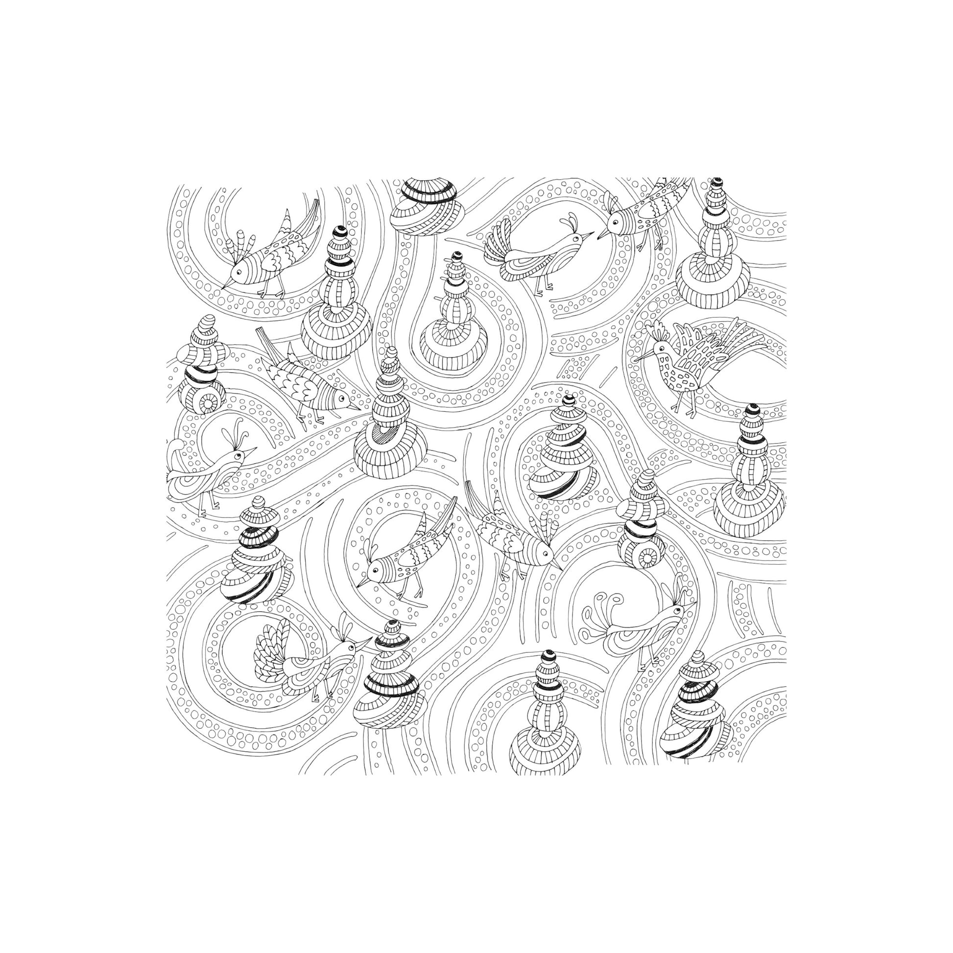 Zen Garden Artist's Coloring Book featuring a colorful cover design with butterflies, flowers, and a serene garden setting.